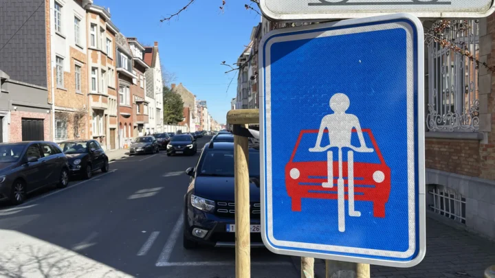 signal du début de la zone cyclable